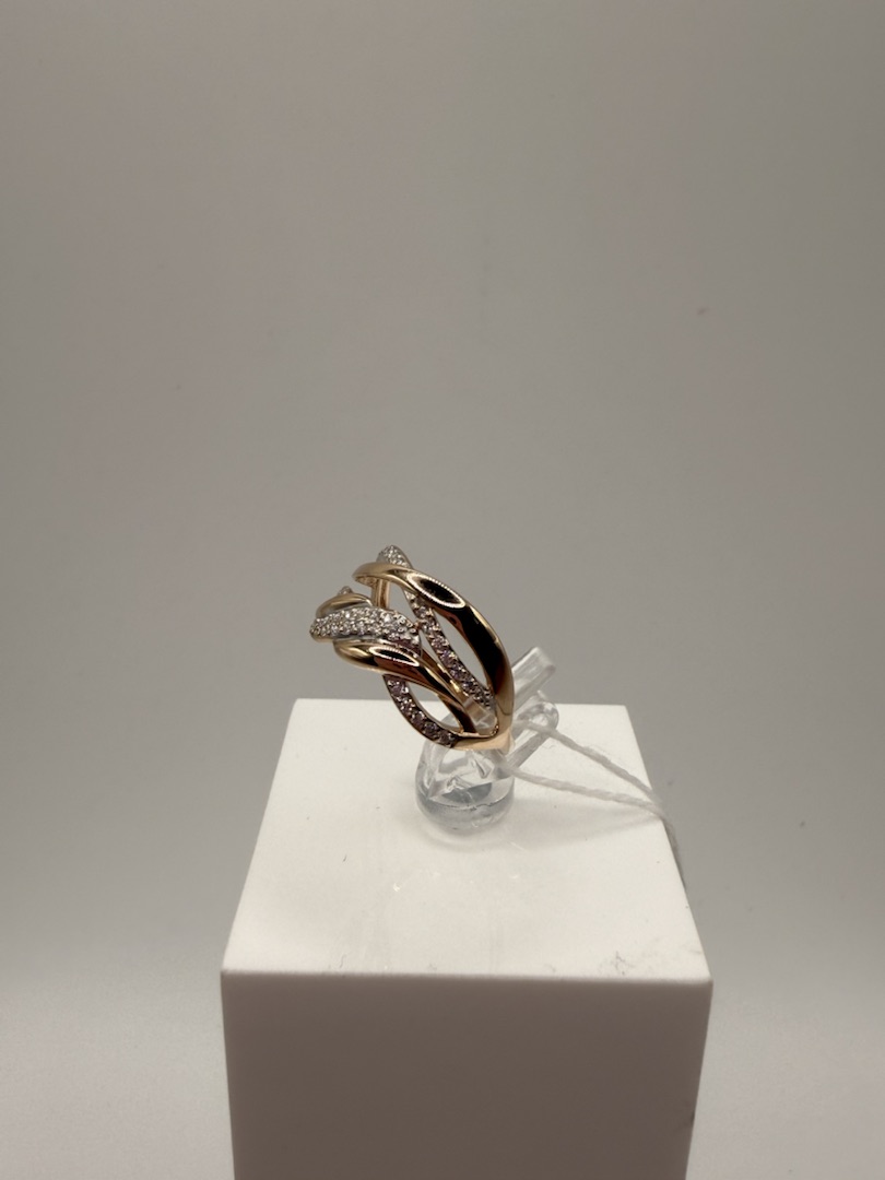 КОЛКМИ585 КОЛЬЦО С КАМНЯМИ (Au 585)