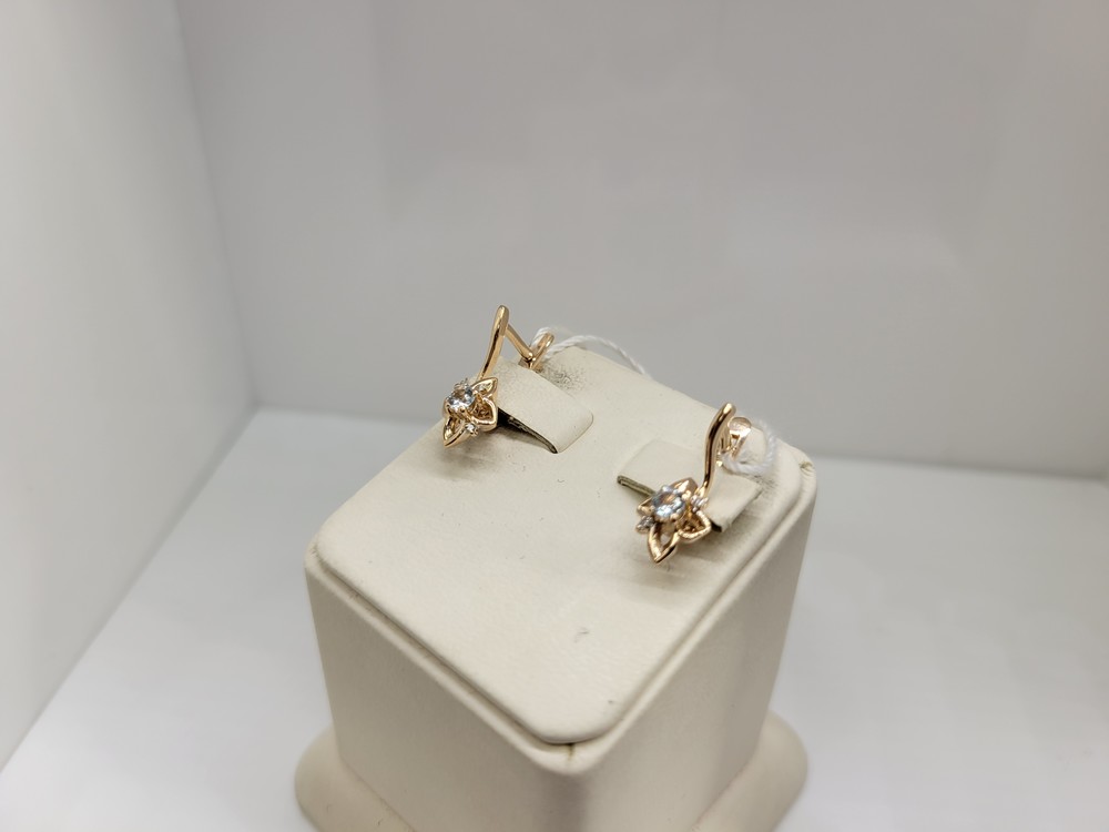 СЕРЬГИ С КАМНЯМИ (Au 585)