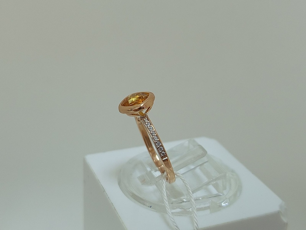 КОЛЬЦО С КАМНЯМИ (Au 585)