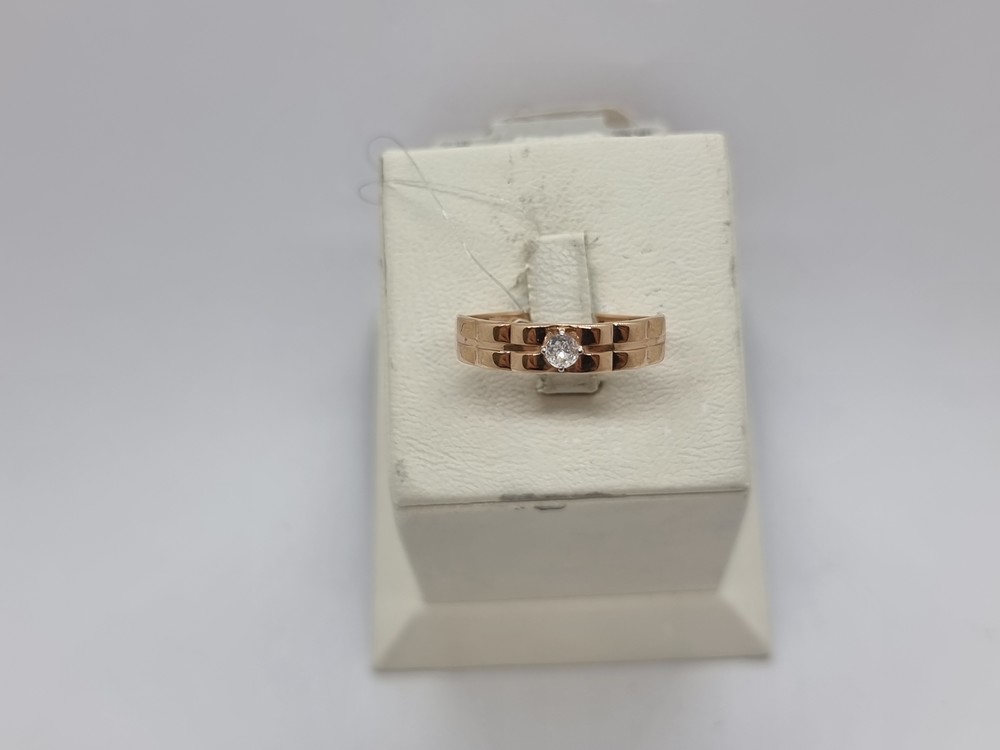 КОЛЬЦО С КАМНЕМ (Au 585)