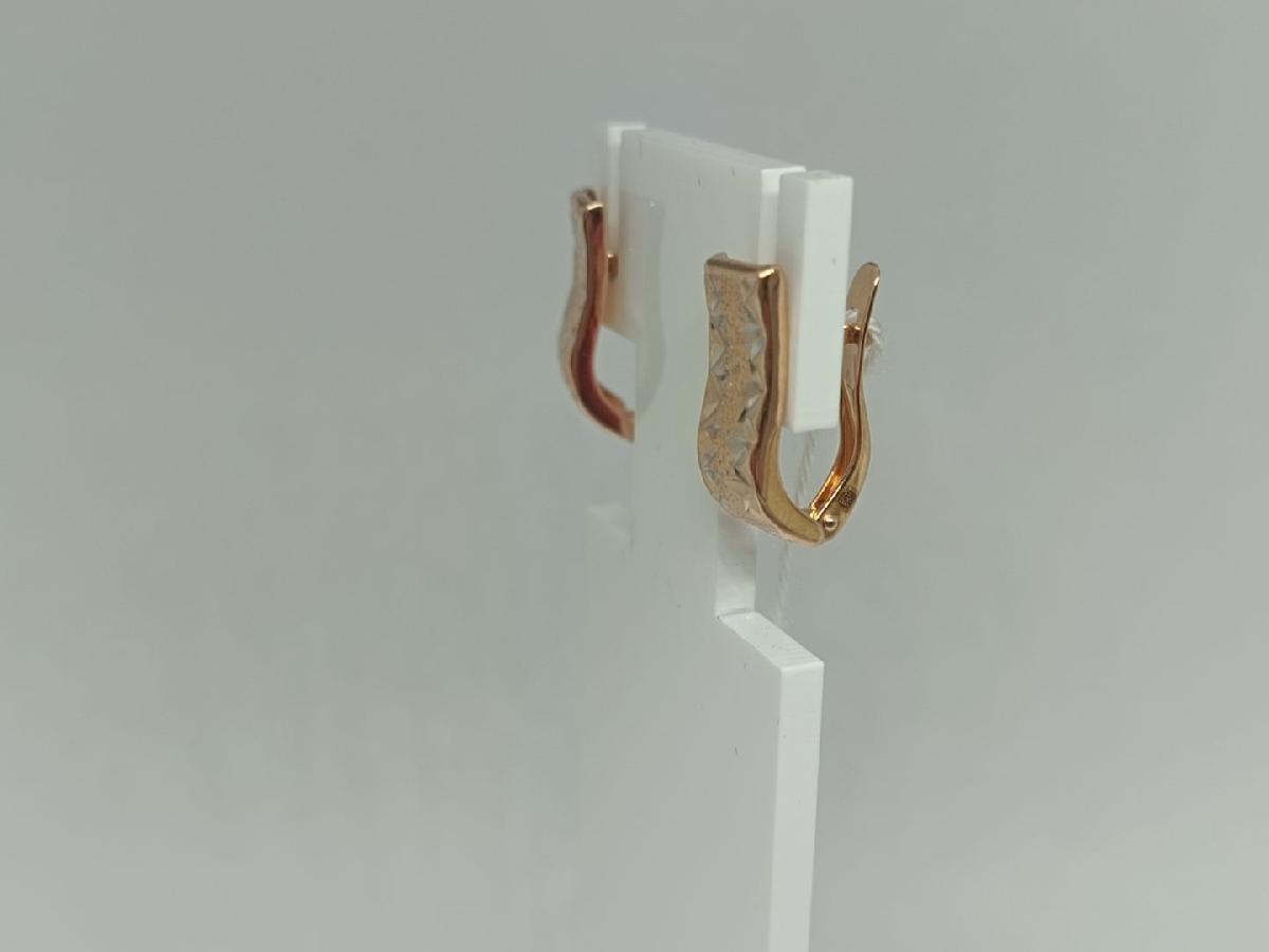 СЕРЬГИ БЕЗ КАМНЯ (Au 585)