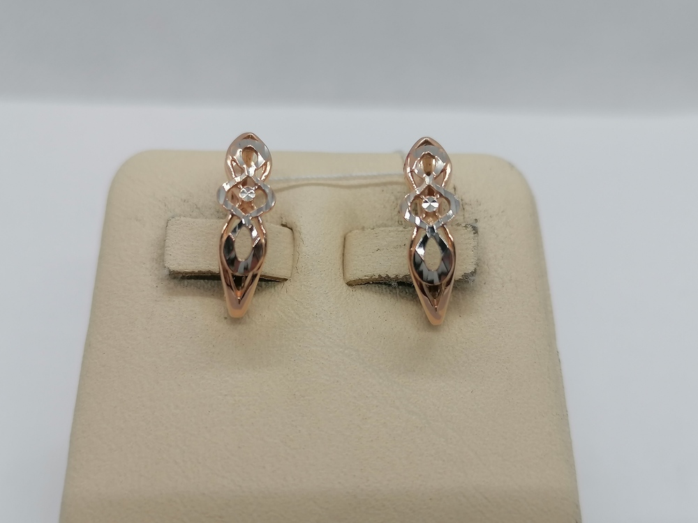 СЕРЬГИ БЕЗ КАМНЯ (Au 585)