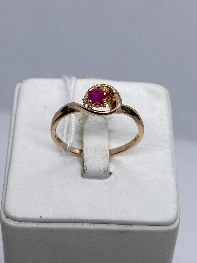 КОЛКМИ585 КОЛЬЦО С КАМНЯМИ (Au 585)