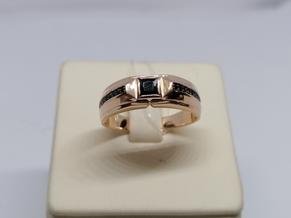 КОЛЬЦО С КАМНЯМИ (Au 585)