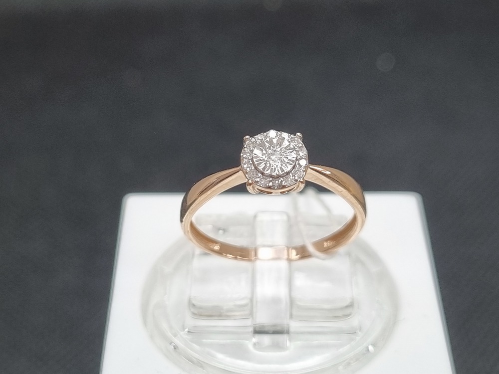 КОЛЬЦО БРИЛЛИАНТ Au 585