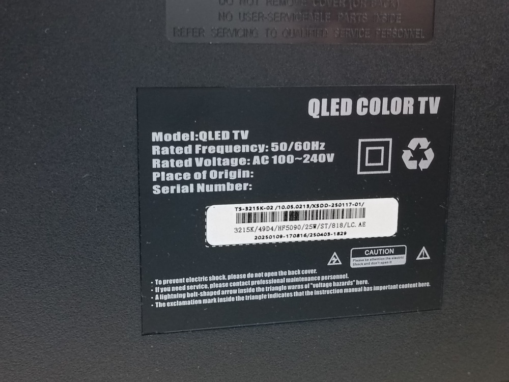 LED Телевизор Tuvio TD43FFBHH11