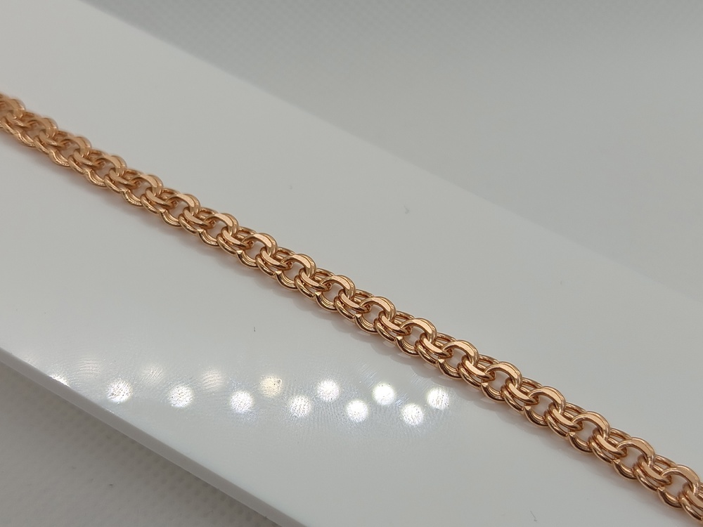 7080200-21 БРАСЛЕТ ПОЛНОВЕСНЫЙ Бисмарк (Au 585)