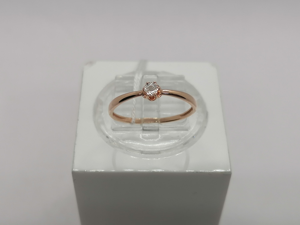 КОЛЬЦО БРИЛЛИАНТ Au 585