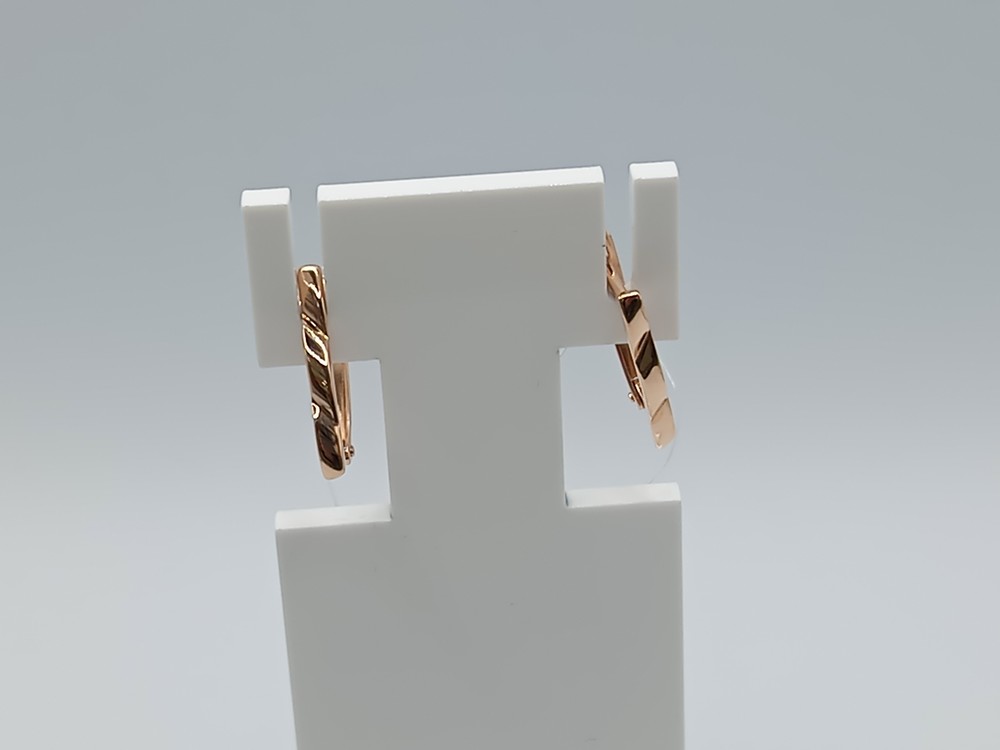 СЕРЬГИ БЕЗ КАМНЯ (Au 585)