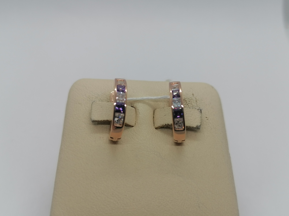 СЕРЬГИ С КАМНЯМИ (Au 585)