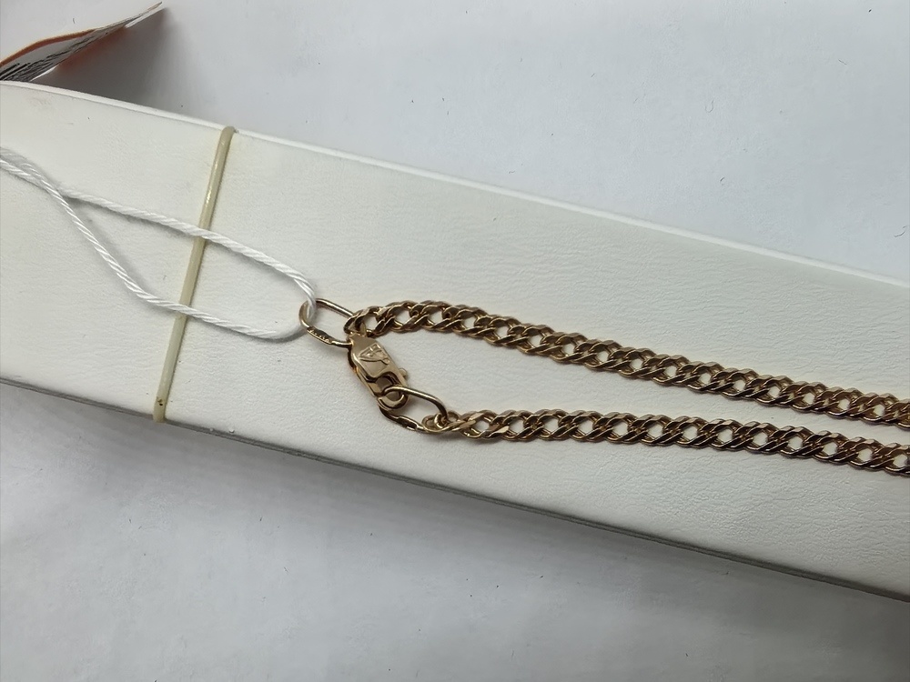 ЦЕПЬ ПОЛНОВЕСНАЯ Ромб двойной (Au 585)