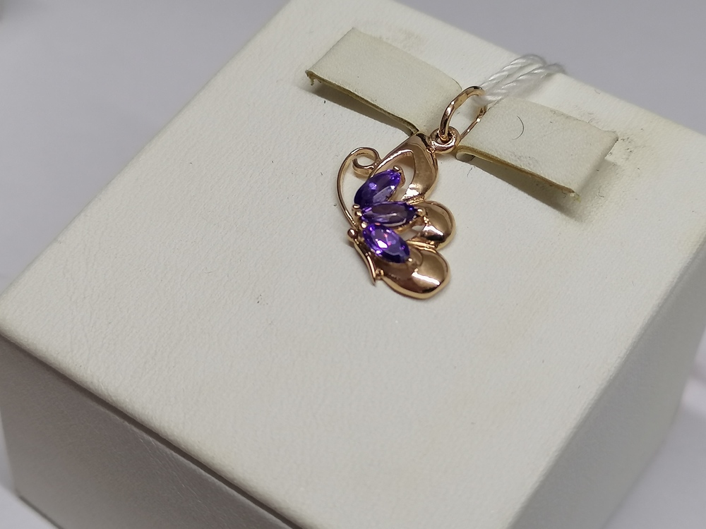 ПОДВЕСКА С КАМНЯМИ (Au 585)