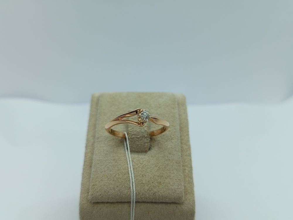 КОЛЬЦО БРИЛЛИАНТ Au 585