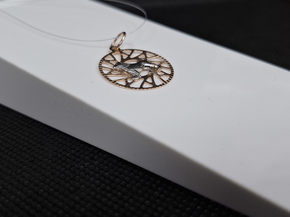 ПОДВЕСКА ЗНАК ЗОДИАКА ЛЕВ (Au 585)