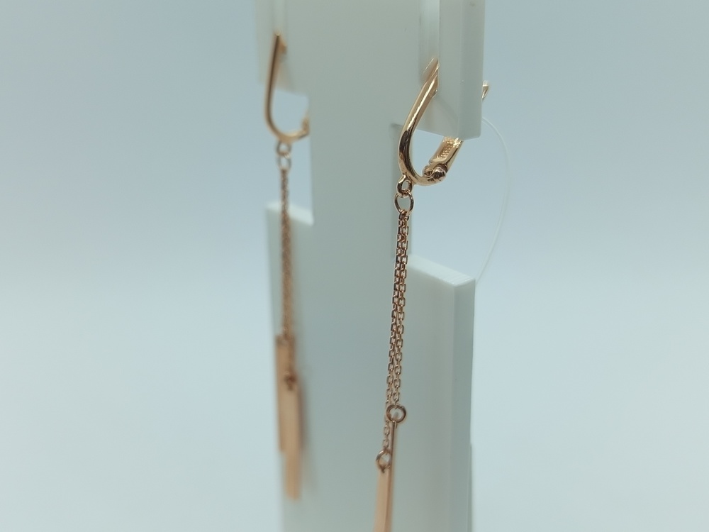 СЕРЬГИ БЕЗ КАМНЯ (Au 585)