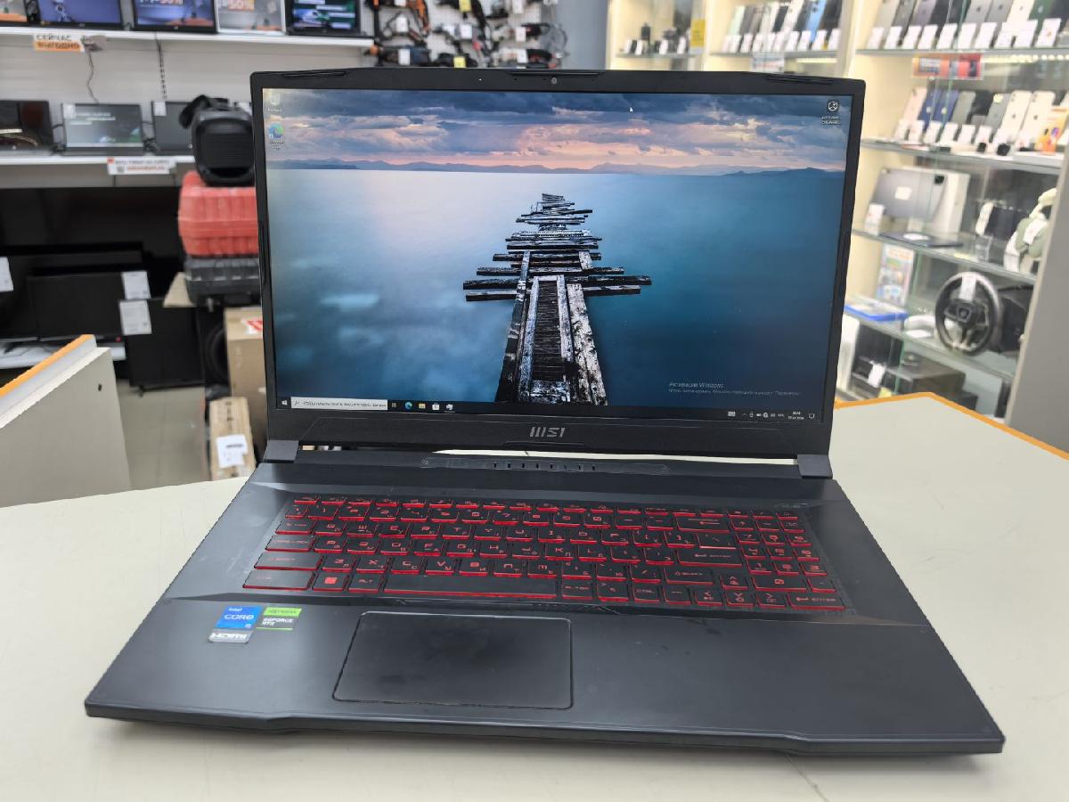 Ноутбук MSI GF7611UC-895XRU; Core i5-11260H, GeForce RTX 3050, 16 Гб, 500 Гб, Нет