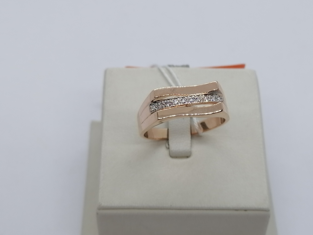 ПЕЧАТКА С КАМНЯМИ (Au 585)