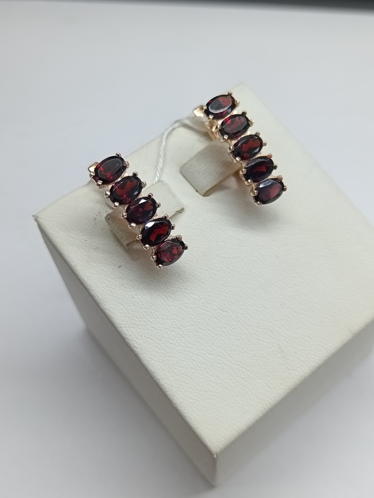 СКМИ585 СЕРЬГИ С КАМНЯМИ (Au 585)