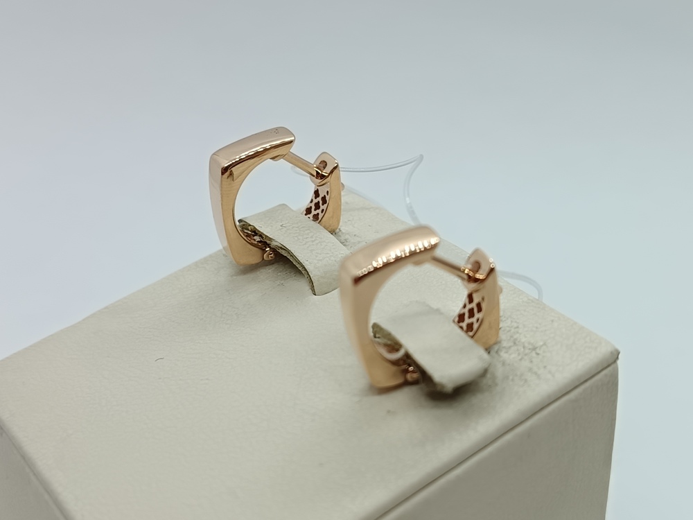 СЕРЬГИ БЕЗ КАМНЯ (Au 585)