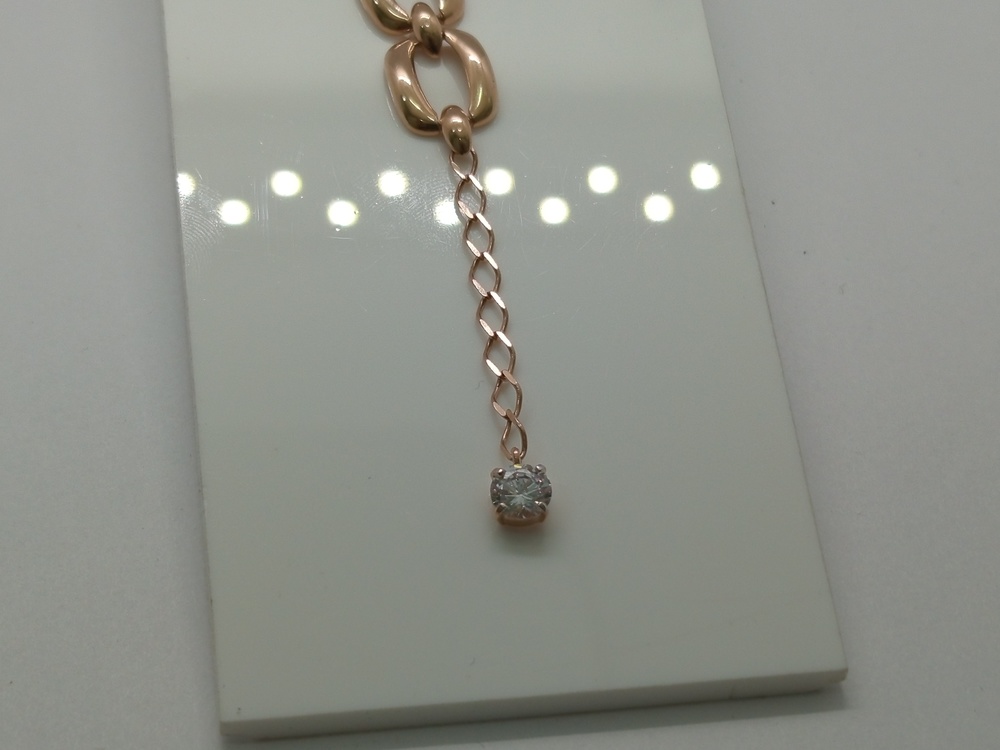 Б585 БРАСЛЕТ С КАМНЯМИ (Au 585)