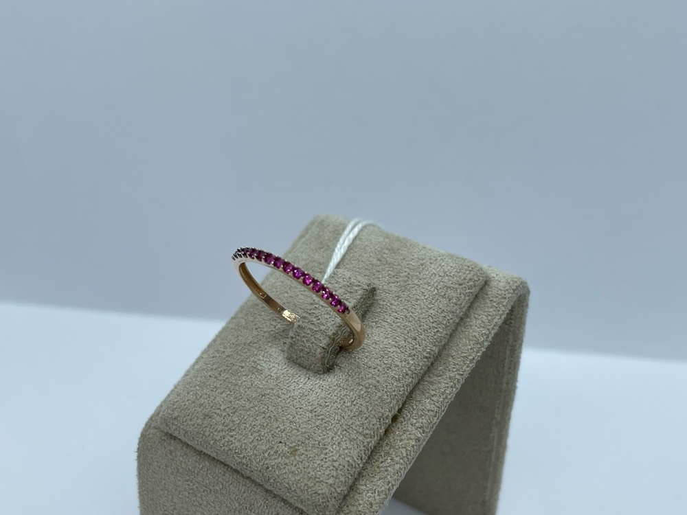 КОЛЬЦО С КАМНЯМИ (Au 585)