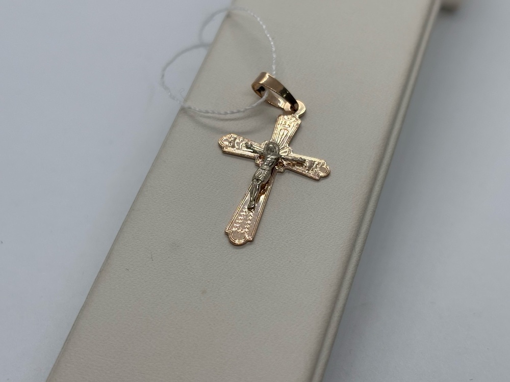 ПОДВЕСКА КРЕСТ (Au 585)