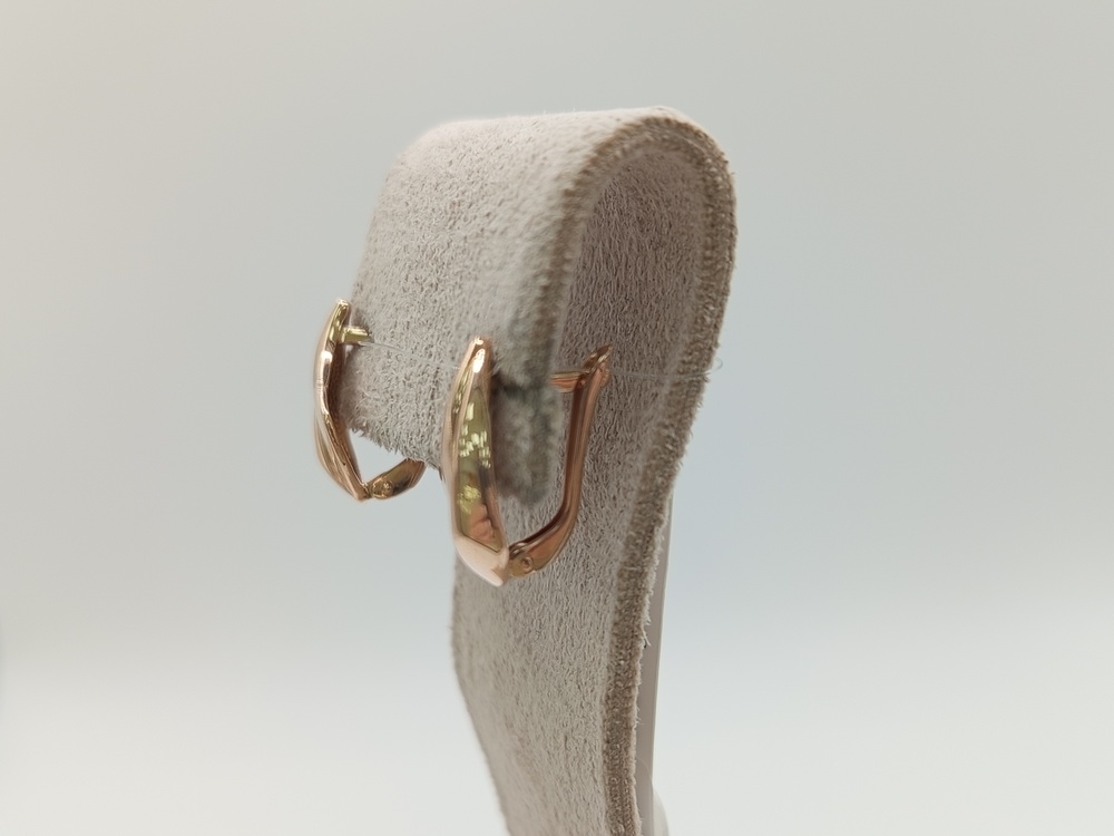 СЕРЬГИ БЕЗ КАМНЯ (Au 585)