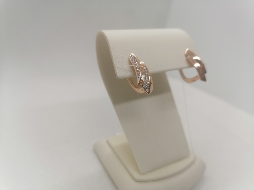 СЕРЬГИ С КАМНЯМИ (Au 585)