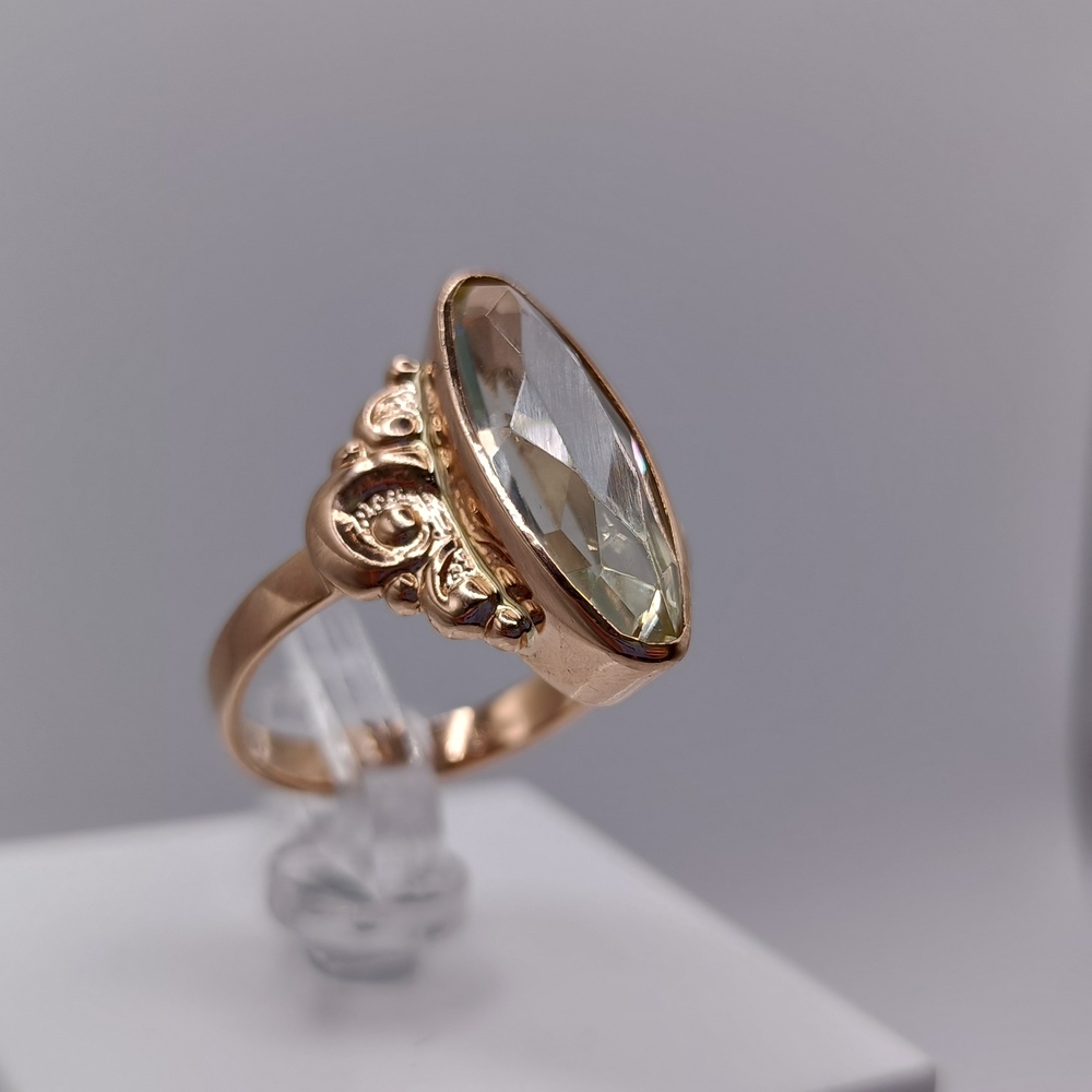 КОЛКМ583 КОЛЬЦО С КАМНЕМ (Au 583)