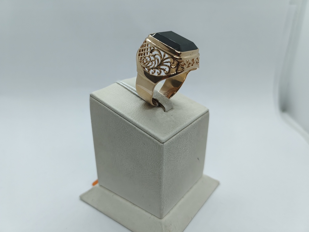 ПЕЧАТКА С КАМНЕМ (Au 585)