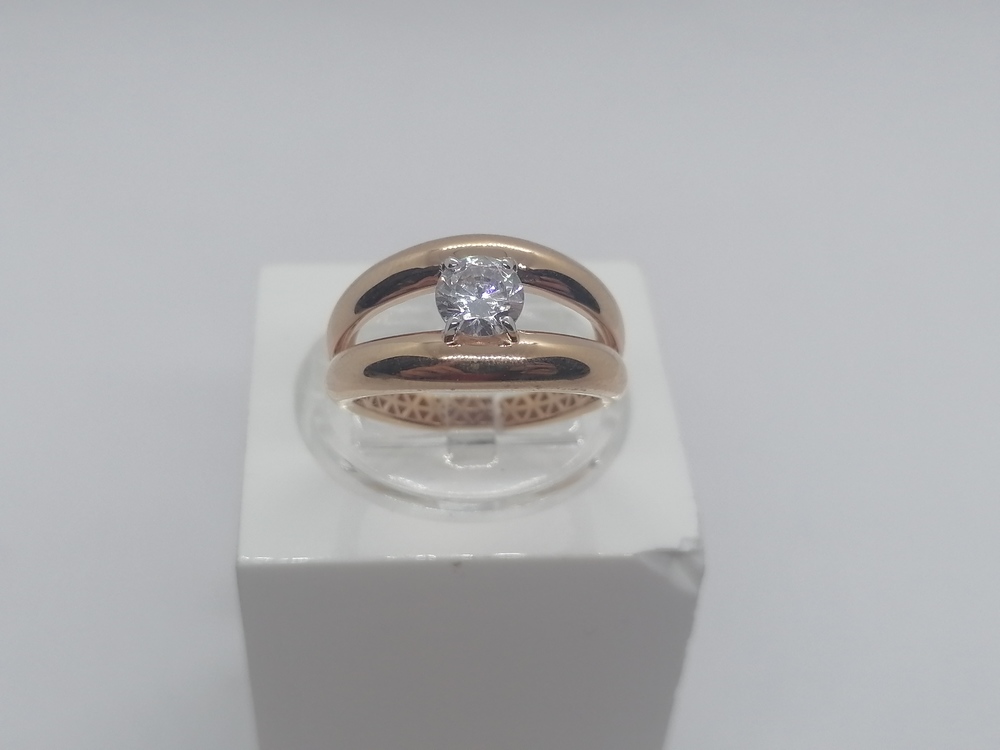 КОЛЬЦО С КАМНЕМ (Au 585)