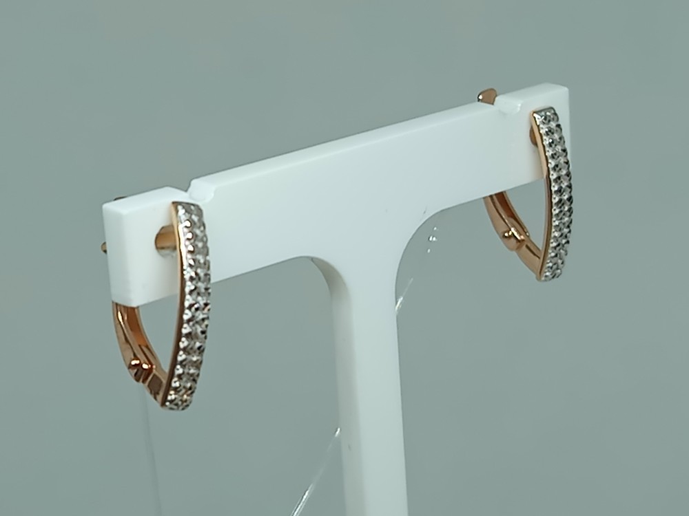 СЕРЬГИ БЕЗ КАМНЯ (Au 585)