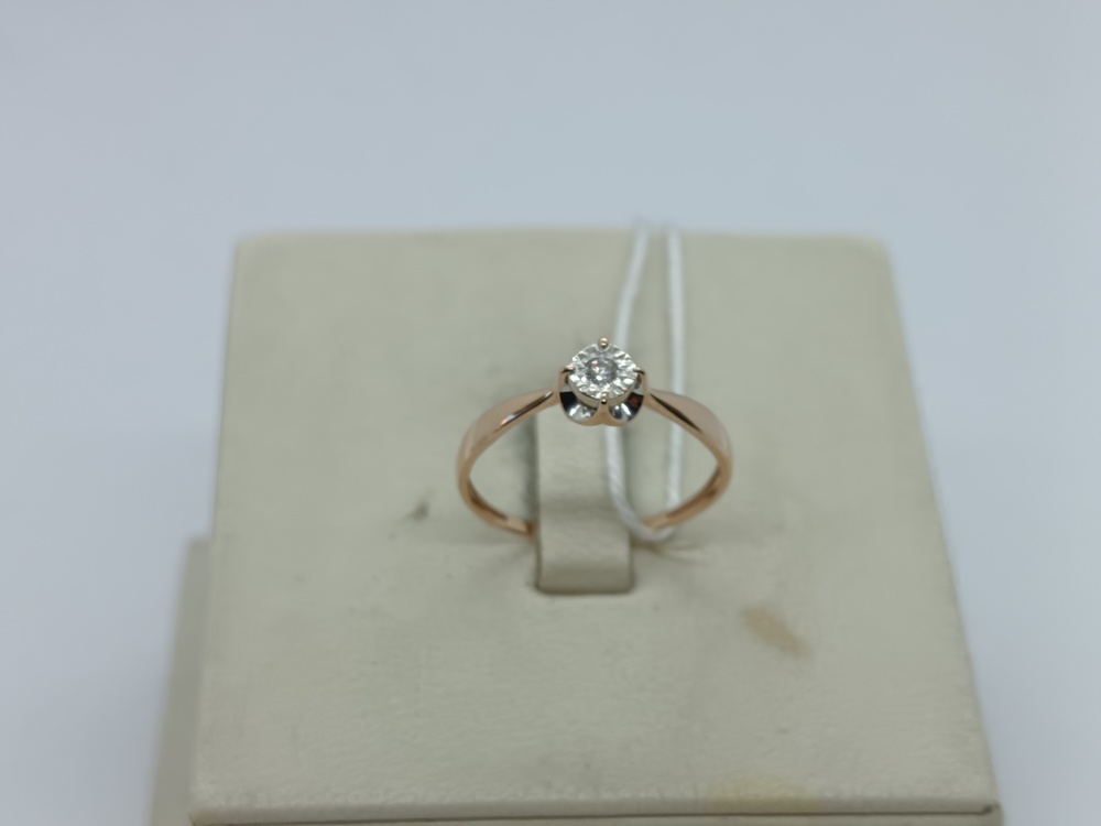 КОЛЬЦО БРИЛЛИАНТ Au 585