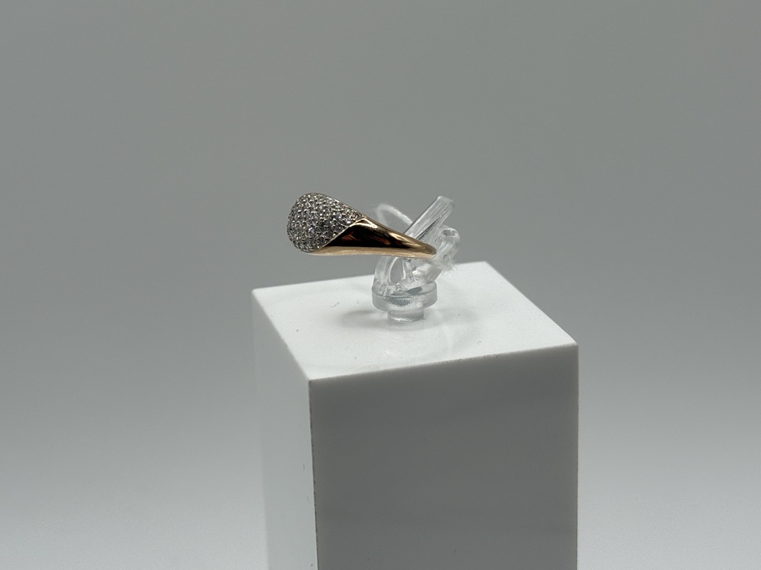 КОЛКМИ585 КОЛЬЦО С КАМНЯМИ (Au 585)