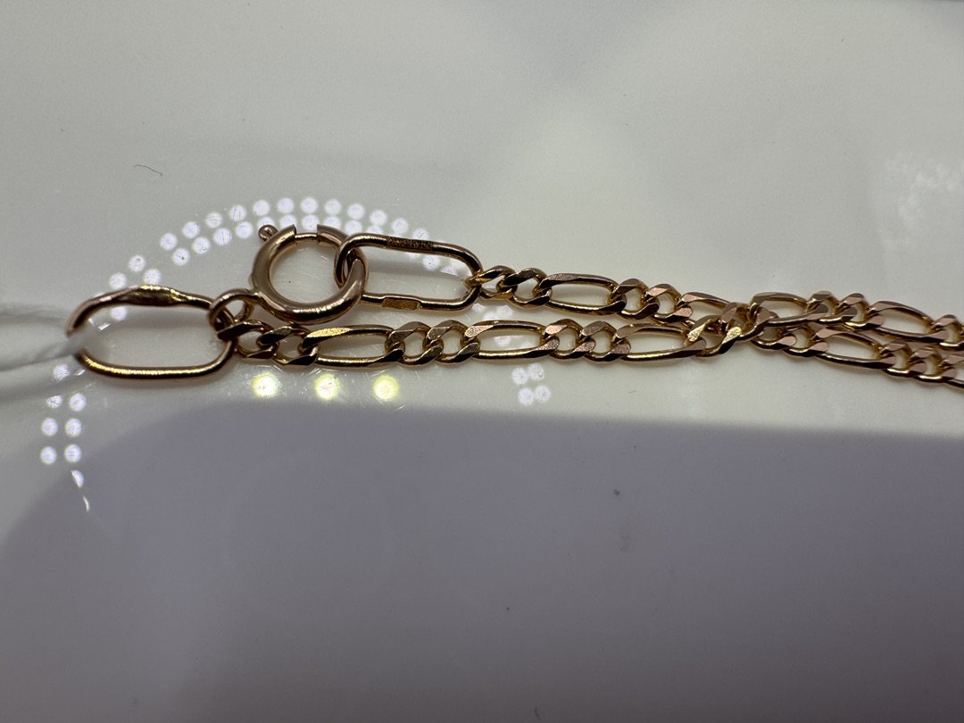 ЦЛФК585 ЦЕПЬ ПОЛНОВЕСНАЯ Фигаро(картье) (Au 585)