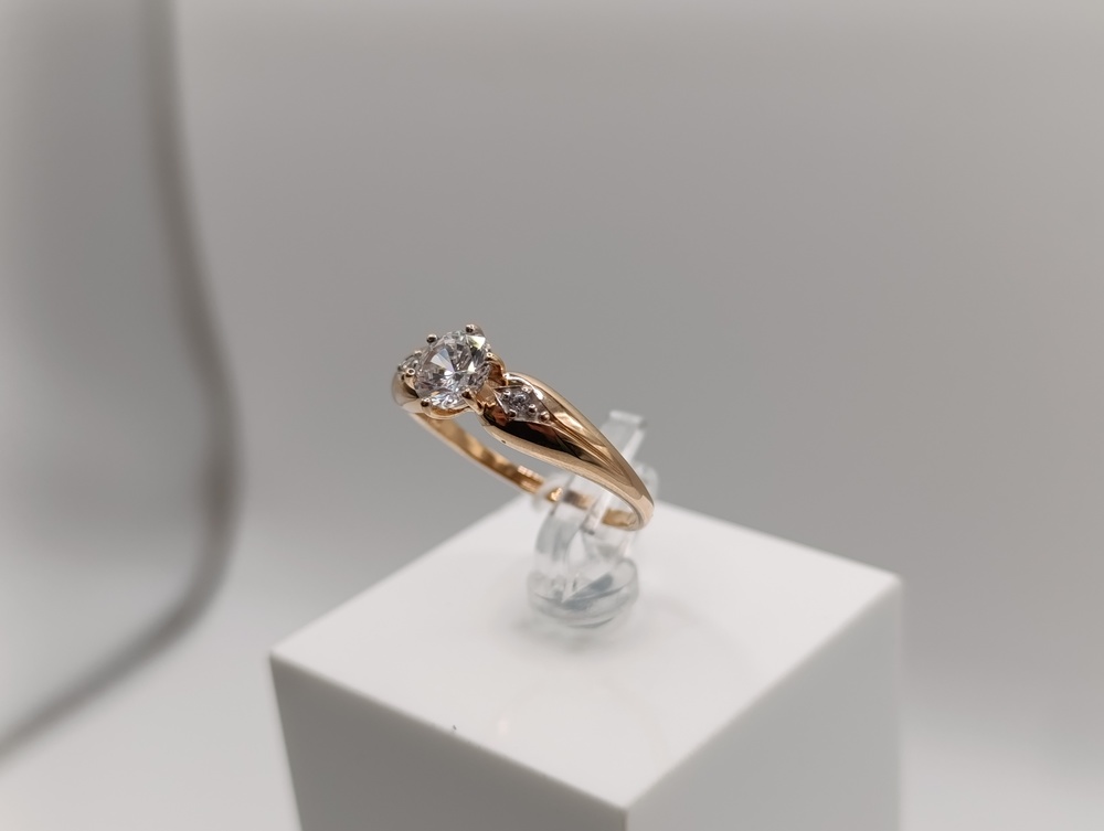 КОЛКМИ585 КОЛЬЦО С КАМНЯМИ (Au 585)