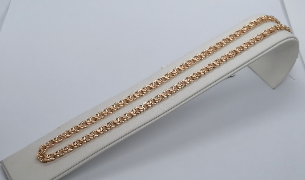 ЦЕПЬ ПУСТОТЕЛАЯ Бисмарк (Au 585)