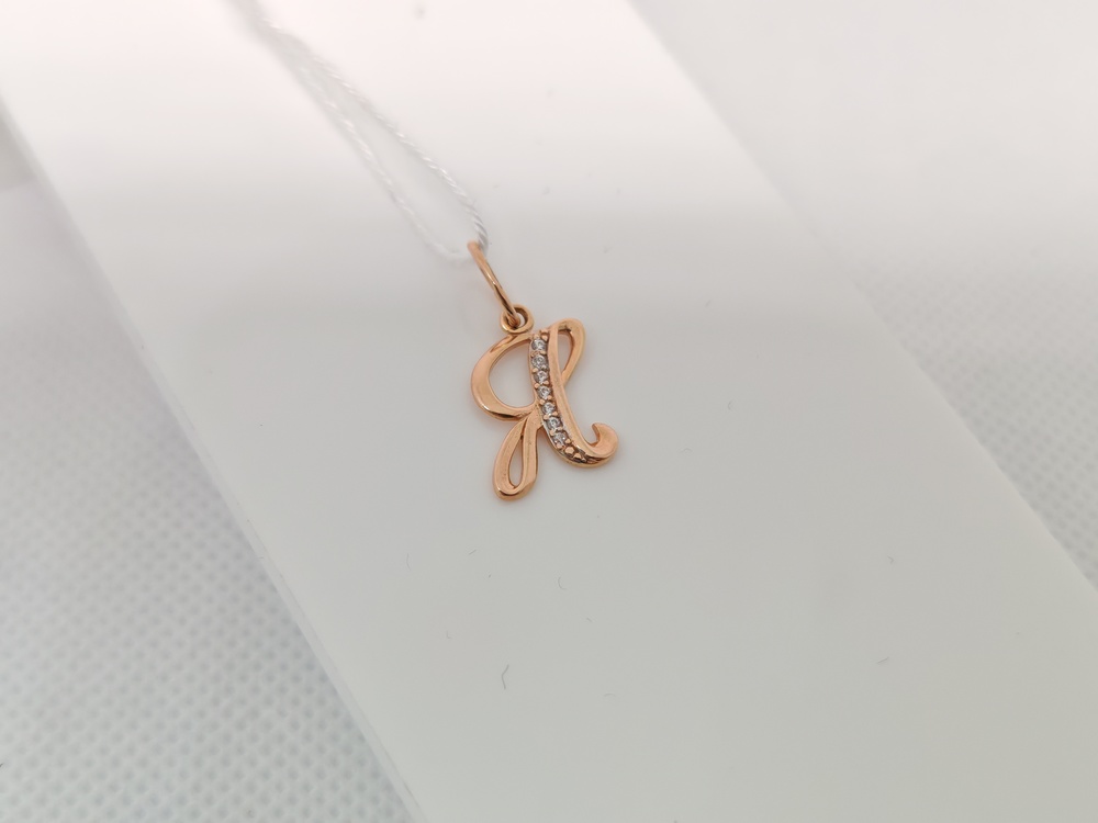 ПОДВЕСКА БУКВА Я Au 585