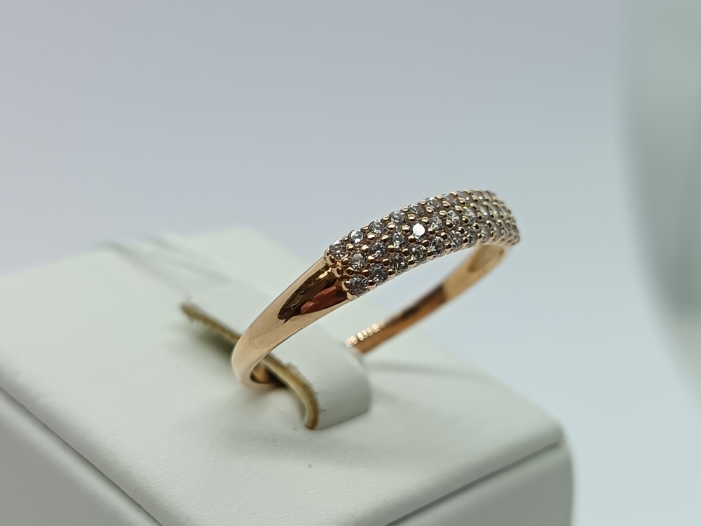 КОЛКМИ585 КОЛЬЦО С КАМНЯМИ (Au 585)