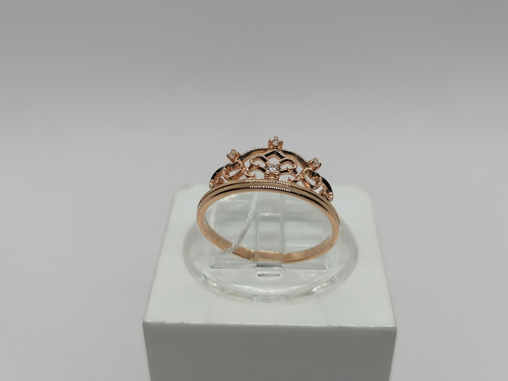 КОЛКМИ585 КОЛЬЦО С КАМНЯМИ (Au 585)