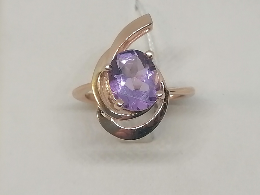 КОЛЬЦО С КАМНЕМ (Au 585)