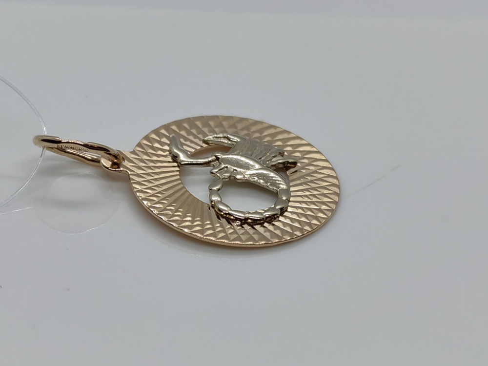 ПОДВЕСКА ЗНАК ЗОДИАКА СКОРПИОН (Au 585)