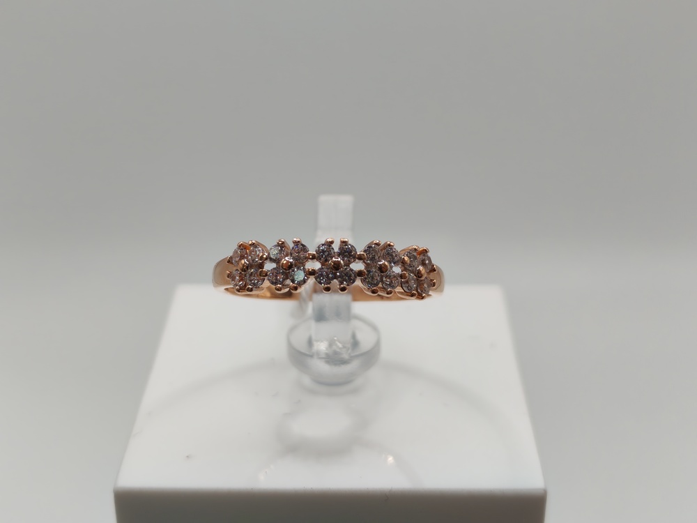 КОЛКМИ585 КОЛЬЦО С КАМНЯМИ (Au 585)