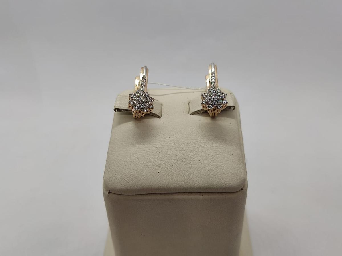 СЕРЬГИ С КАМНЯМИ (Au 585)