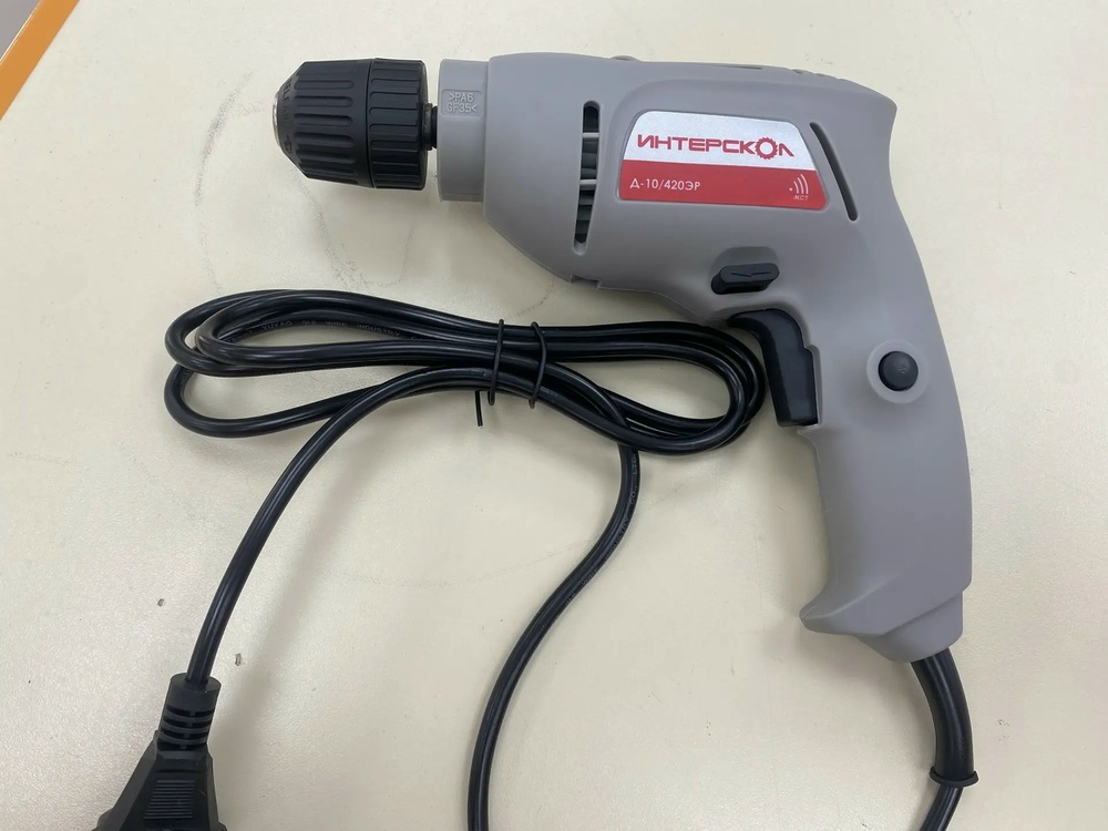 Дрель-безударная Интерскол Д-10/420ЭР ПРОМО (672.1.0.00)