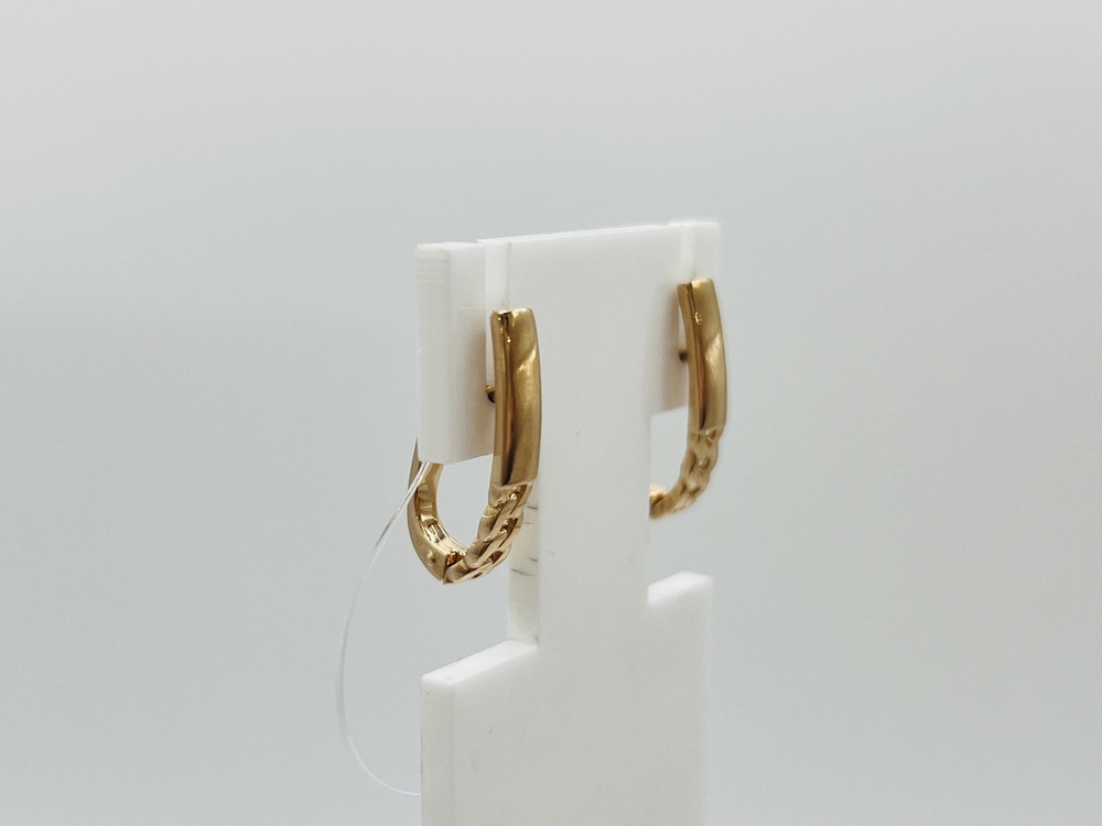 СЕРЬГИ БЕЗ КАМНЯ (Au 585)