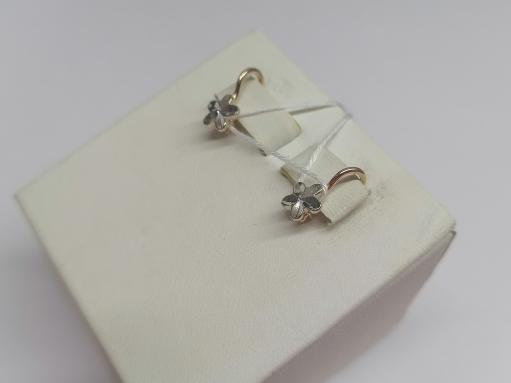 СЕРЬГИ БЕЗ КАМНЯ (Au 585)