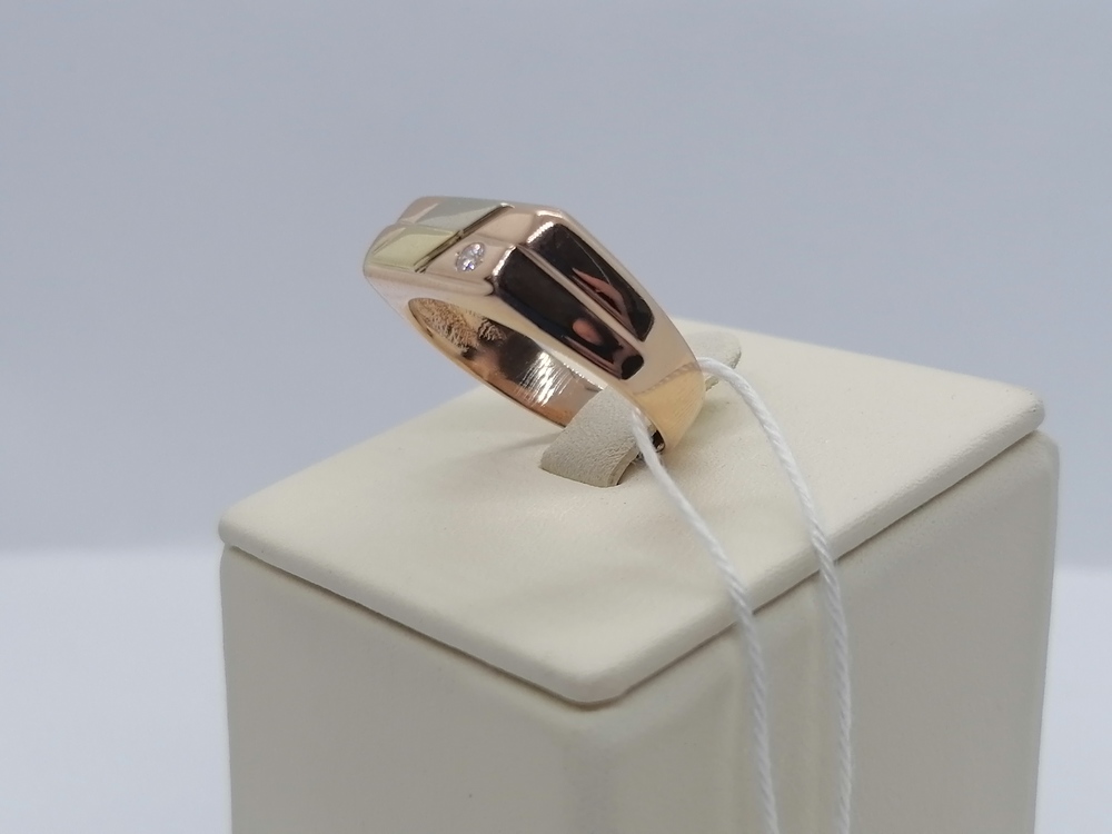 ПЕЧАТКА С КАМНЕМ (Au 585)