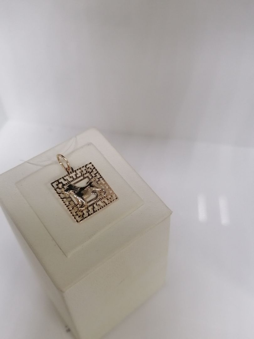 ПОДВЕСКА ЗНАК ЗОДИАКА ЛЕВ (Au 585)