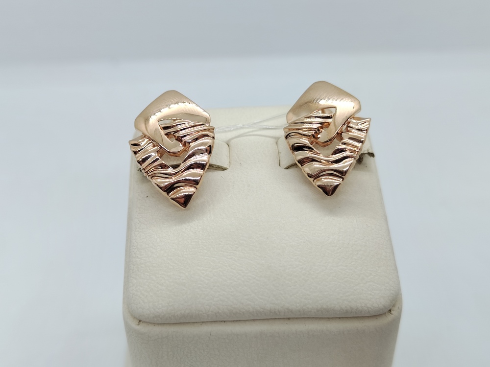 СЕРЬГИ БЕЗ КАМНЯ (Au 585)